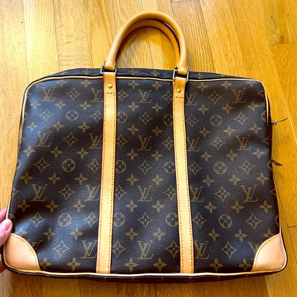Louis Vuitton document voyage bag after vachetta leather replacement - Picture 1 of 12
